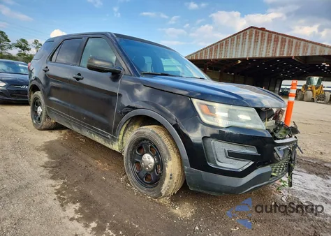 2016 Ford Explorer Police Interceptor z USA, uszkodzony, nr VIN 1FM5K8AR9GGC67663